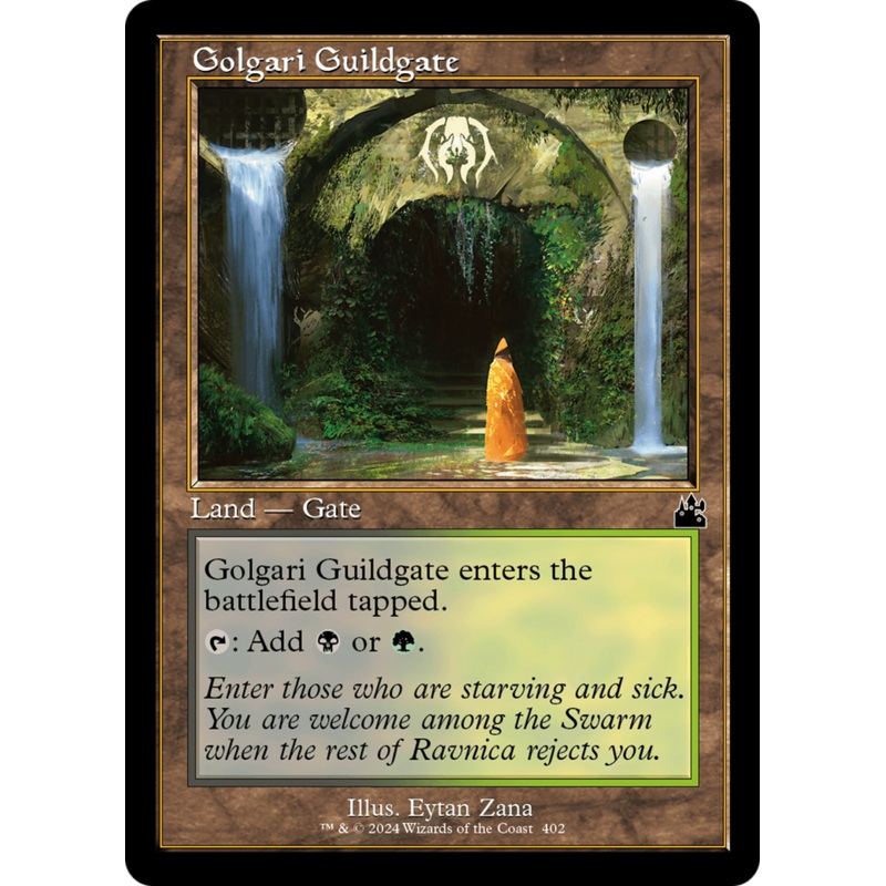 Golgari Guildgate (Retro Frame) [Ravnica Remastered]