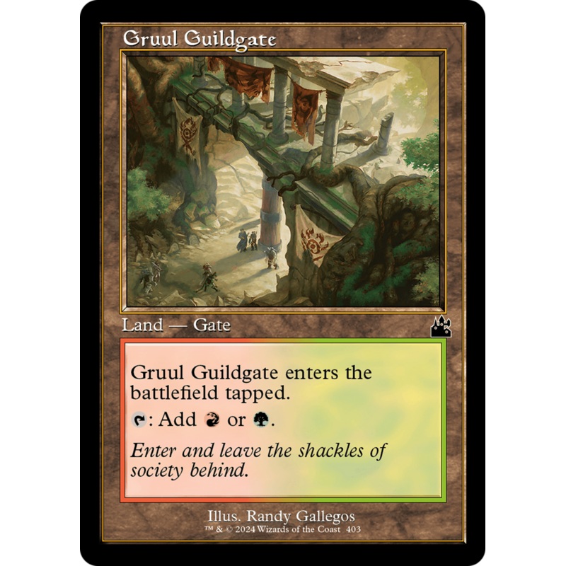 Gruul Guildgate (Retro Frame) [Ravnica Remastered]