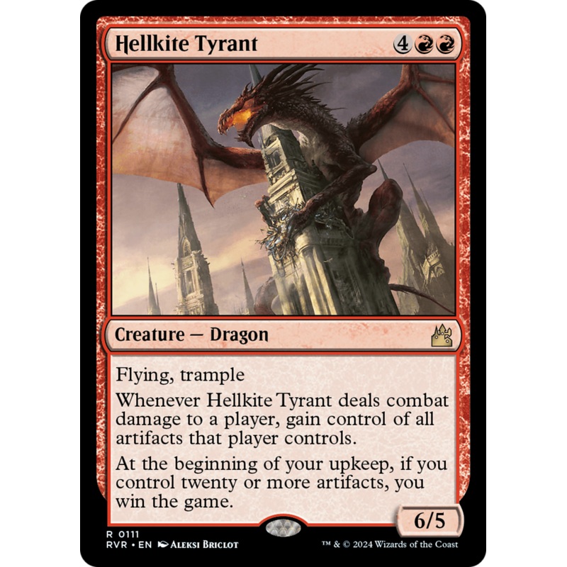Hellkite Tyrant [Ravnica Remastered]