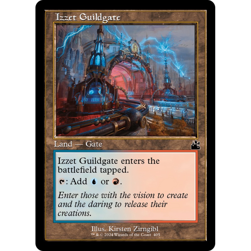 Izzet Guildgate (Retro Frame) [Ravnica Remastered]