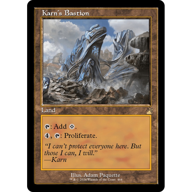 Karn's Bastion (Retro Frame) [Ravnica Remastered]