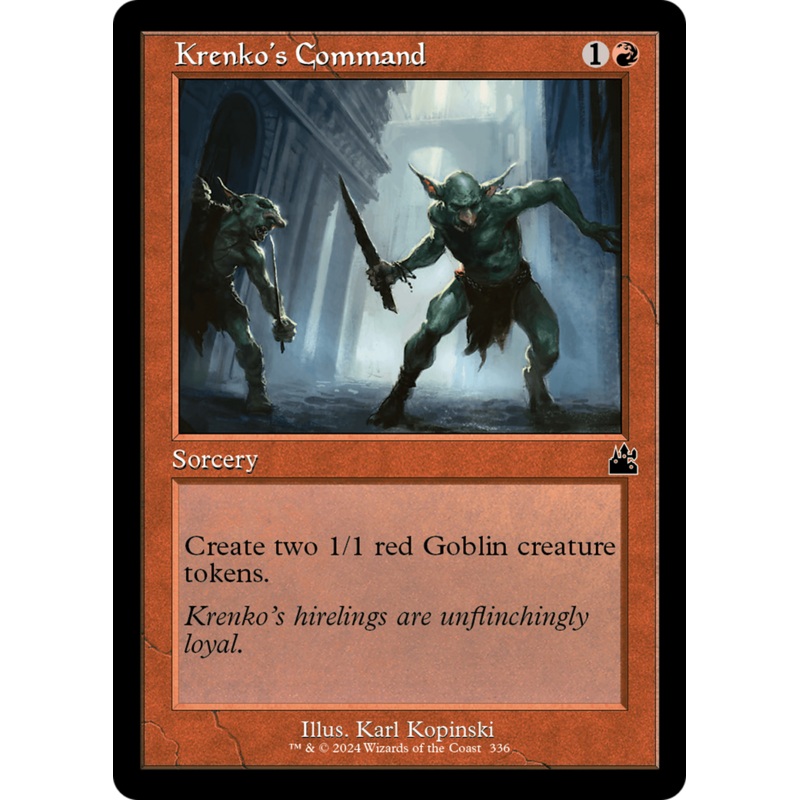 Krenko's Command (Retro Frame) [Ravnica Remastered]
