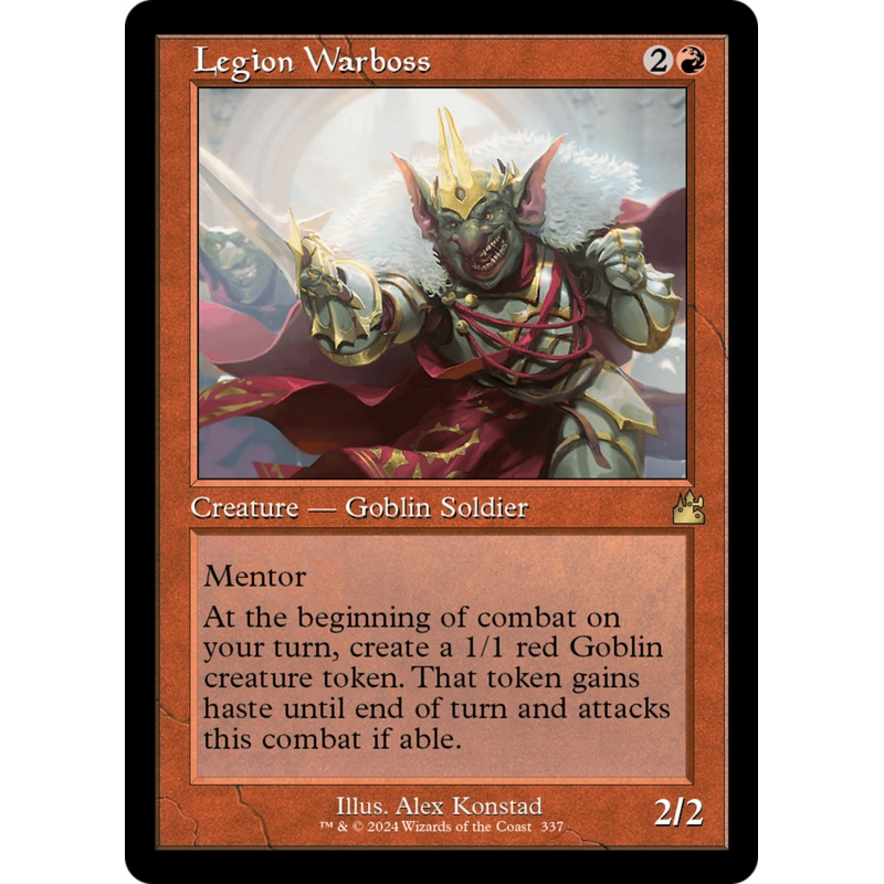 Legion Warboss (Retro Frame) [Ravnica Remastered]