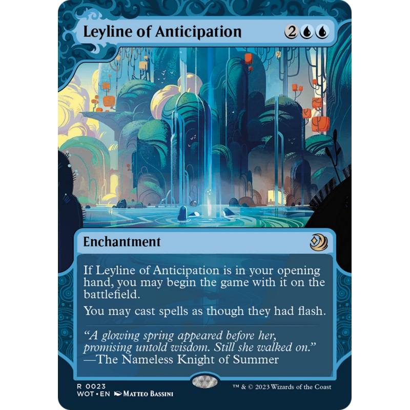 Leyline of Anticipation [Wilds of Eldraine: Enchanting Tales]