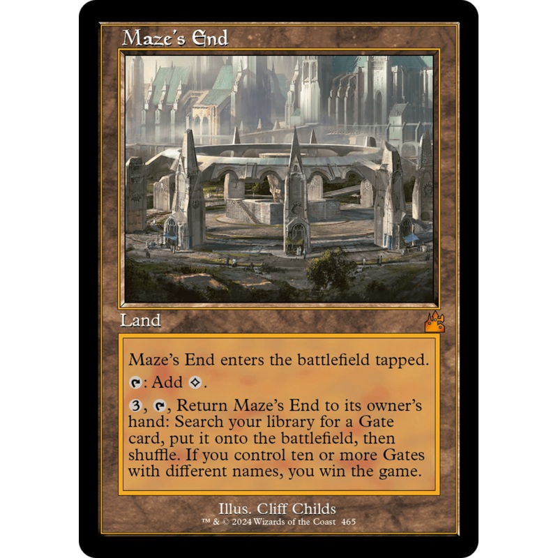 Maze's End (Retro Frame) [Ravnica Remastered]