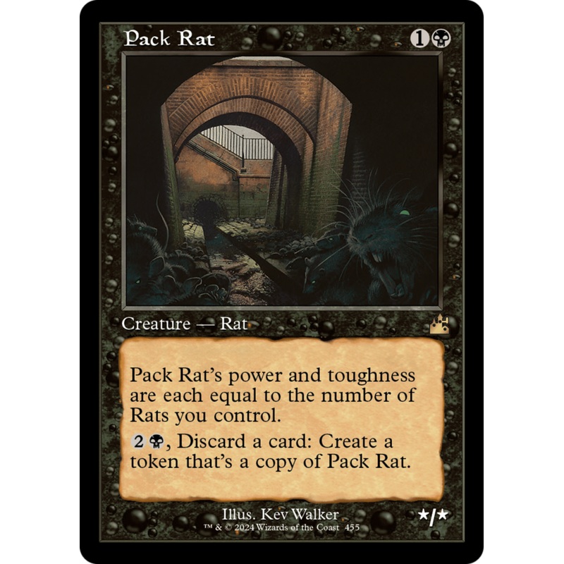 Pack Rat (Retro Frame) [Ravnica Remastered]