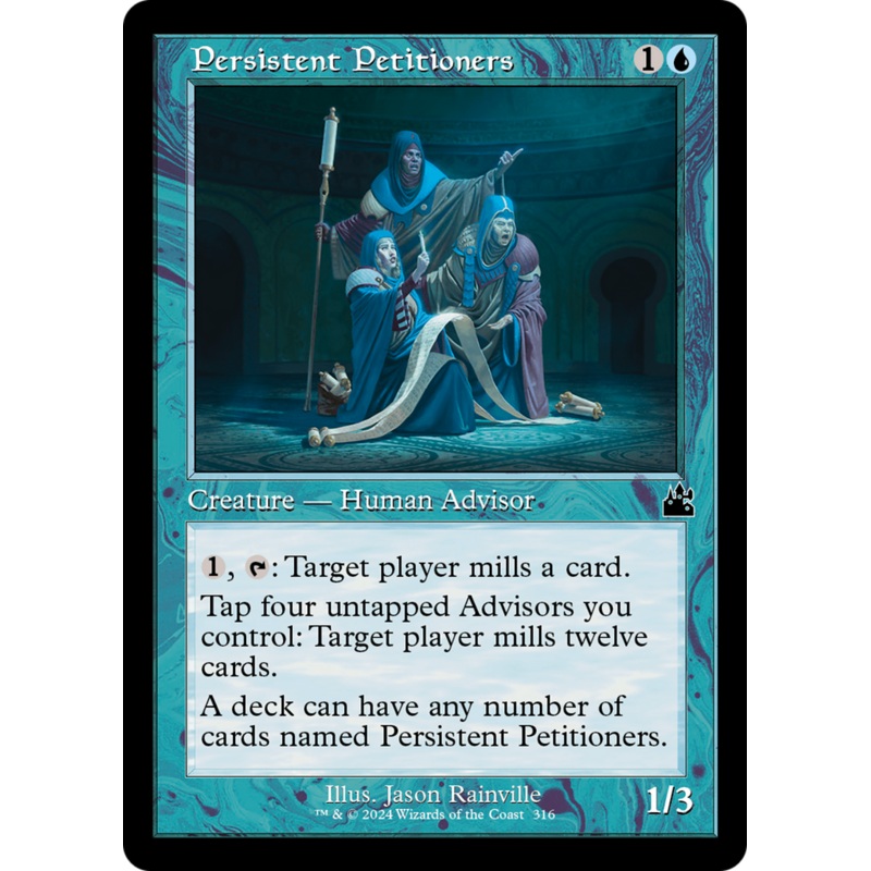 Persistent Petitioners (Retro Frame) [Ravnica Remastered]