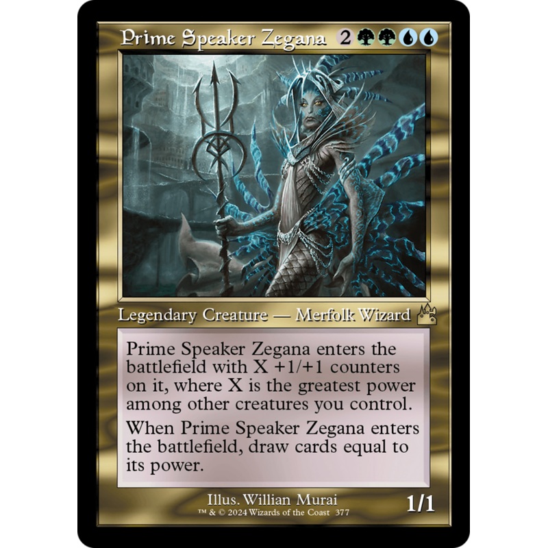 Prime Speaker Zegana (Retro Frame) [Ravnica Remastered]