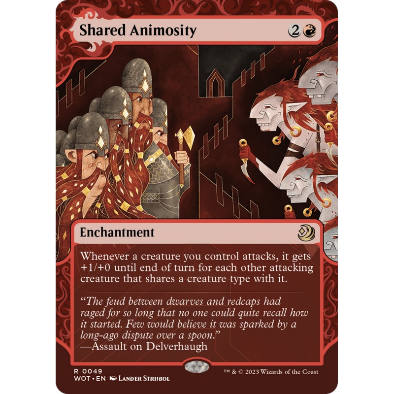 Shared Animosity [Wilds of Eldraine: Enchanting Tales]