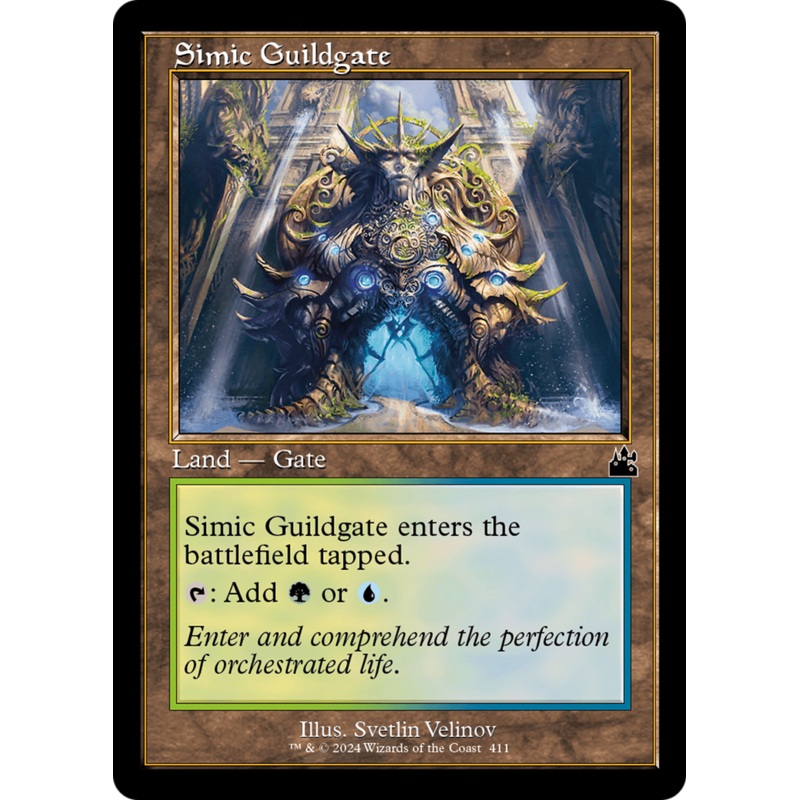 Simic Guildgate (Retro Frame) [Ravnica Remastered]