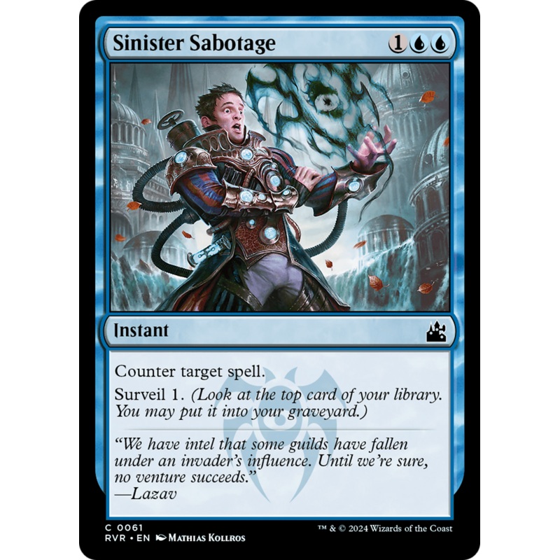 Sinister Sabotage [Ravnica Remastered]
