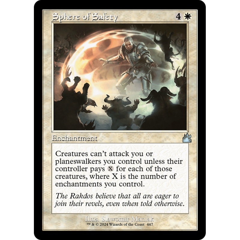 Sphere of Safety (Retro Frame) [Ravnica Remastered]