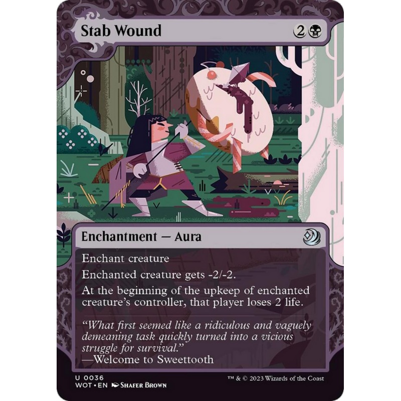 Stab Wound [Wilds of Eldraine: Enchanting Tales]