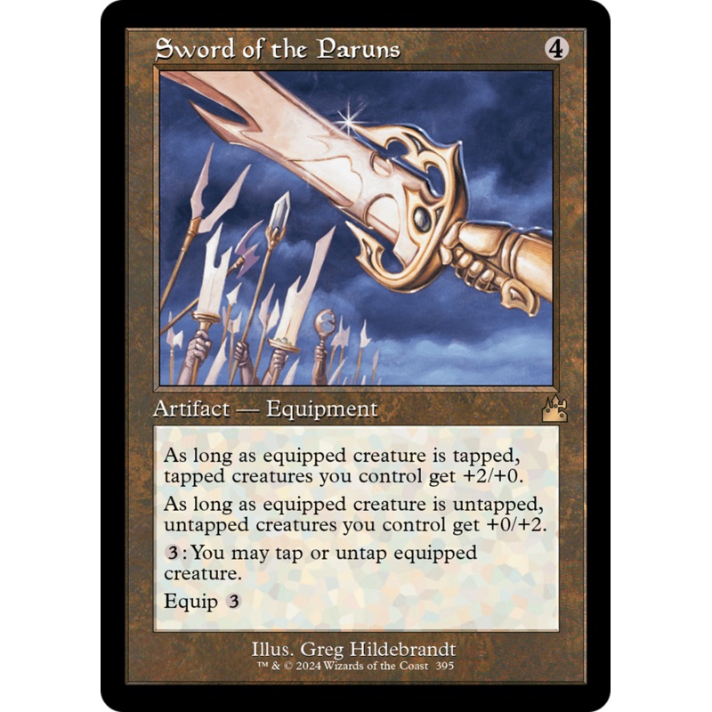 Sword of the Paruns (Retro Frame) [Ravnica Remastered]