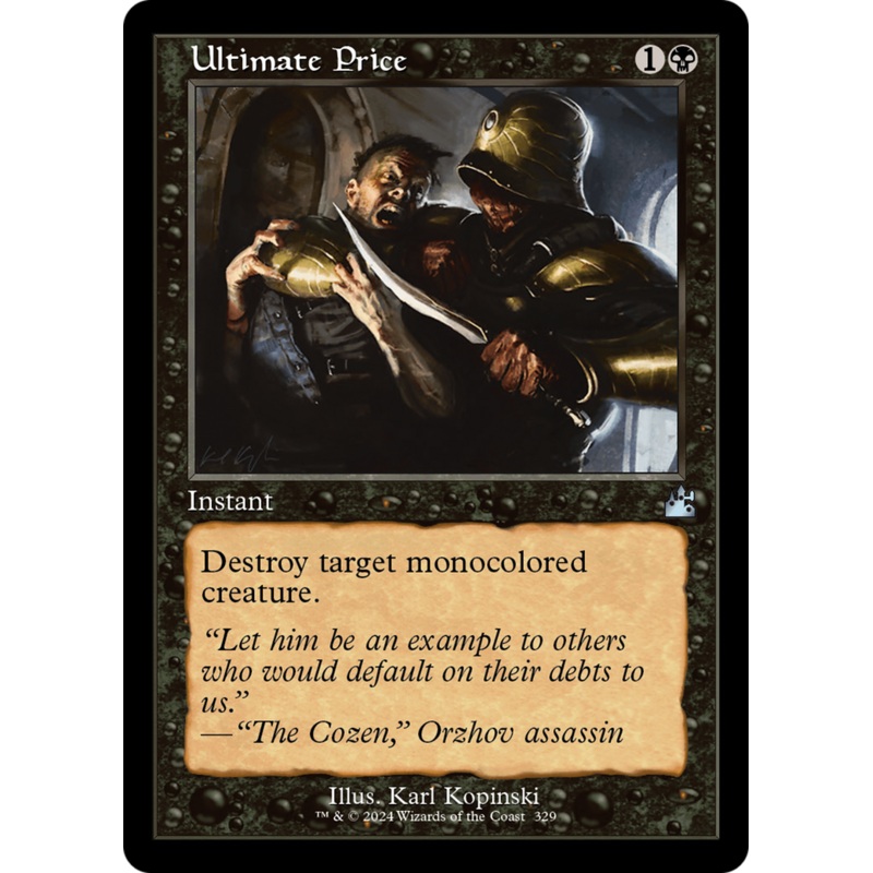 Ultimate Price (Retro Frame) [Ravnica Remastered]