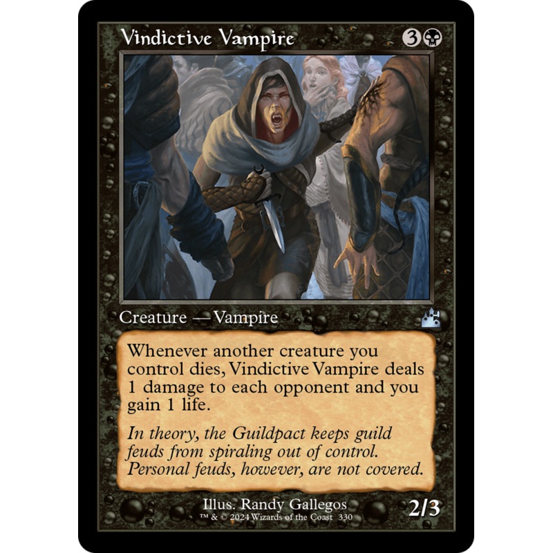 Vindictive Vampire (Retro Frame) [Ravnica Remastered]