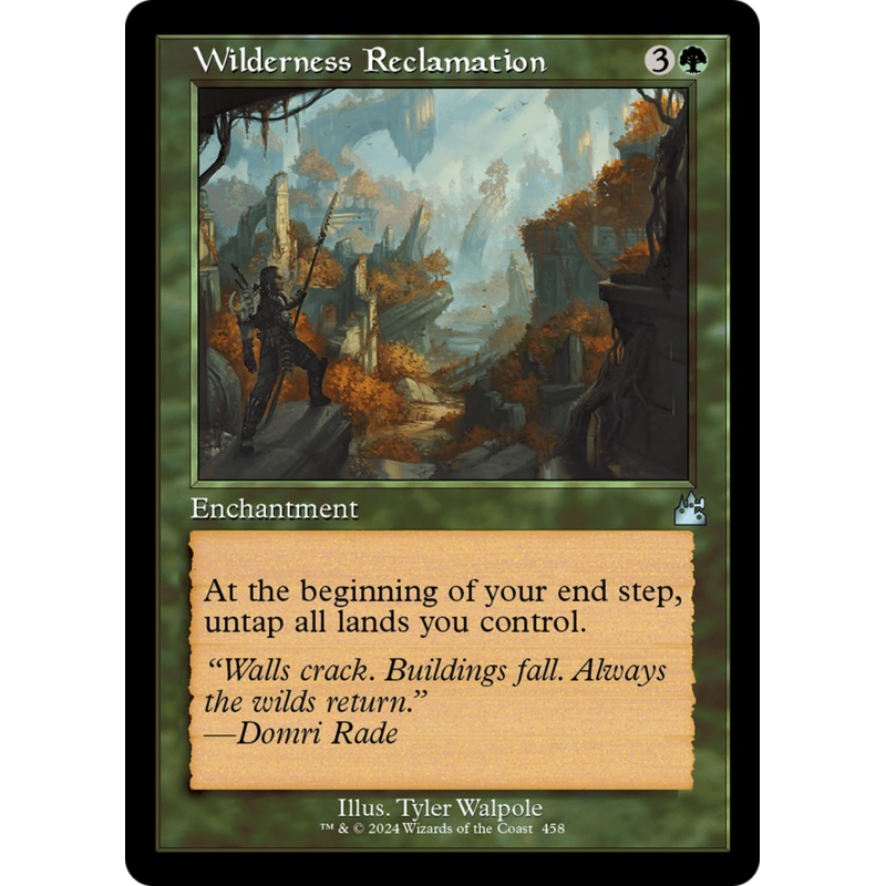 Wilderness Reclamation (Retro Frame) [Ravnica Remastered]