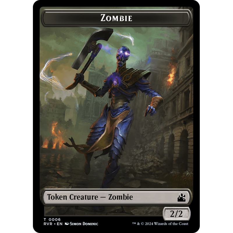 Zombie Token [Ravnica Remastered Tokens]