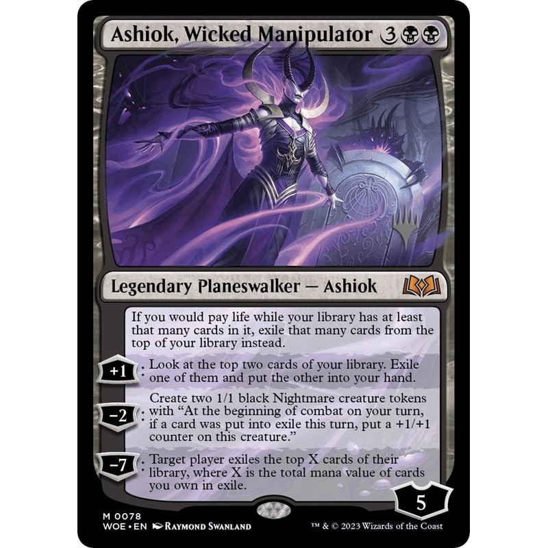 Ashiok, Wicked Manipulator (Promo Pack) [Wilds of Eldraine Promos]