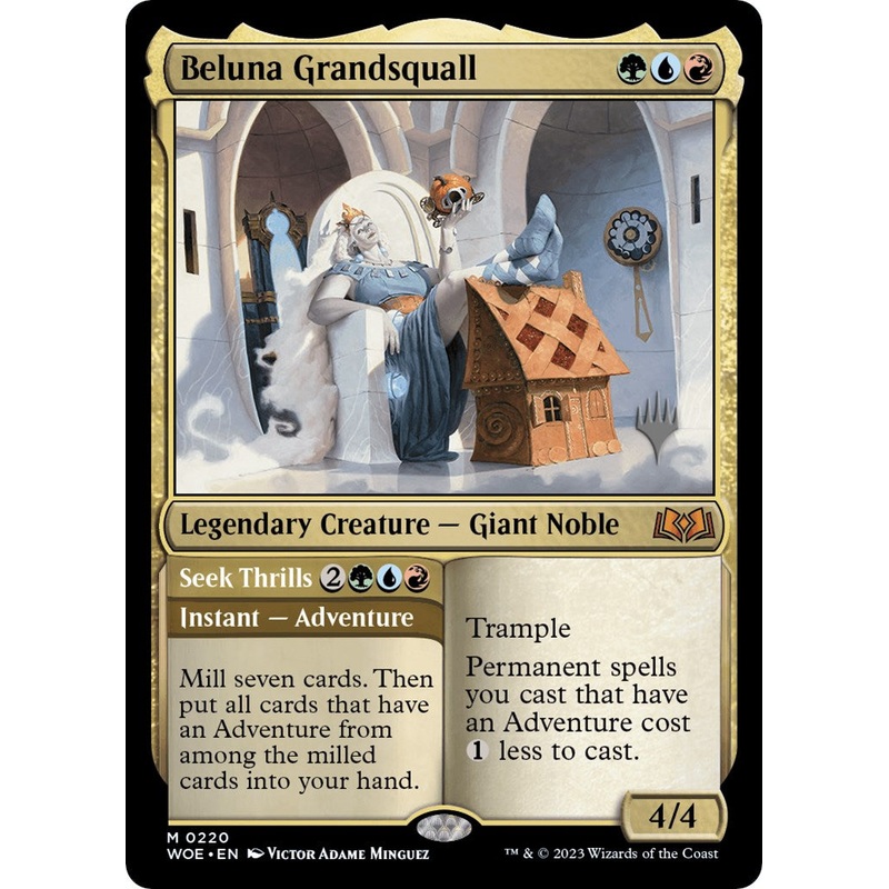 Beluna Grandsquall // Seek Thrills(Promo Pack) [Wilds of Eldraine Promos]