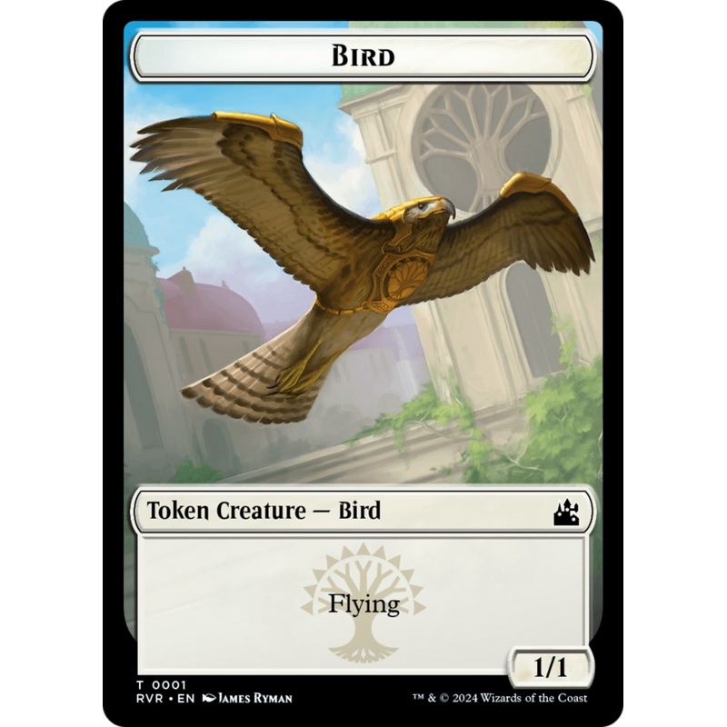 Bird // Sphinx Double-Sided Token [Ravnica Remastered Tokens]