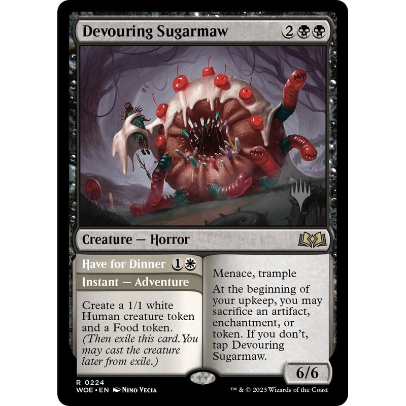 Devouring Sugarmaw // Have for Dinner(Promo Pack) [Wilds of Eldraine Promos]