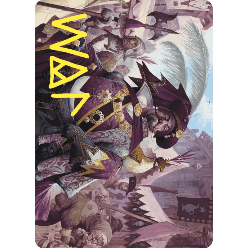 Discerning Financier Art Card (Gold-Stamped Signature) [Wilds of Eldraine Art Series]
