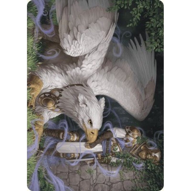 Dutiful Griffin Art Card [Wilds of Eldraine Art Series]
