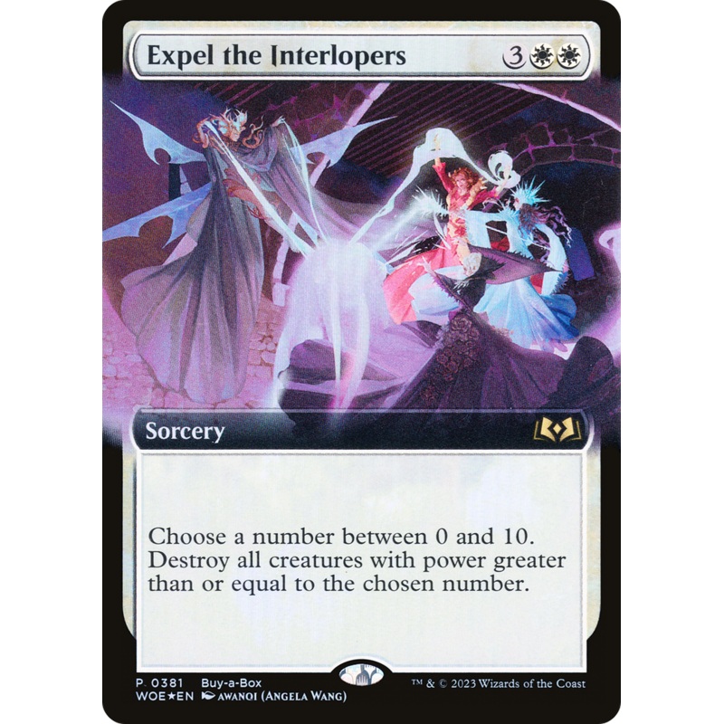 Expel the Interlopers (Buy-A-Box) [Wilds of Eldraine Promos]