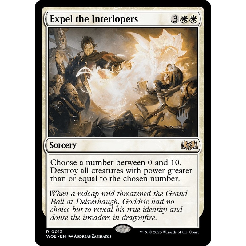 Expel the Interlopers (Promo Pack) [Wilds of Eldraine Promos]