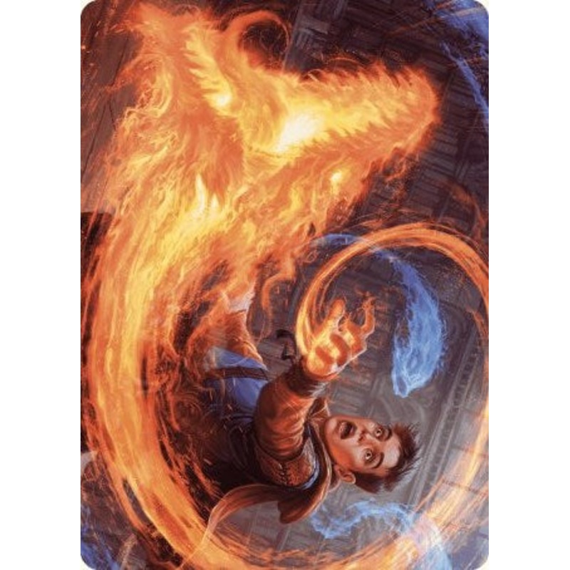 Frantic Firebolt Art Card [Wilds of Eldraine Art Series]