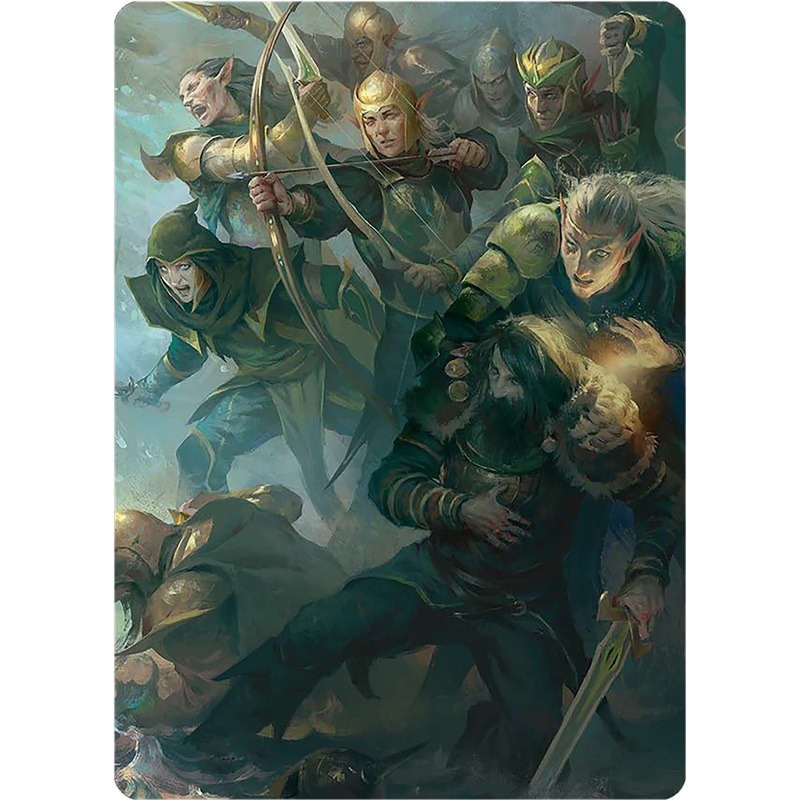 Galadhrim Brigade Art Card [The Lord of the Rings: Tales of Middle-earth Art Series]