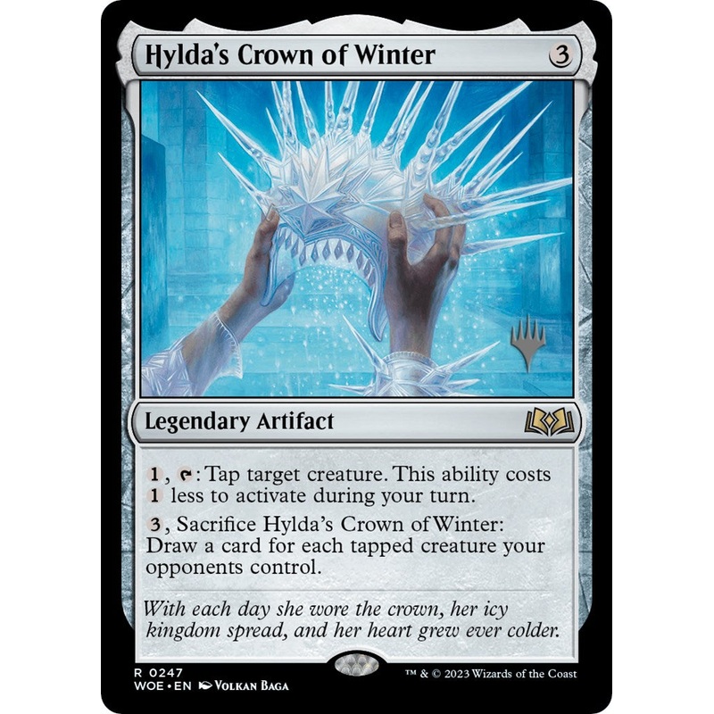 Hylda's Crown of Winter (Promo Pack) [Wilds of Eldraine Promos]