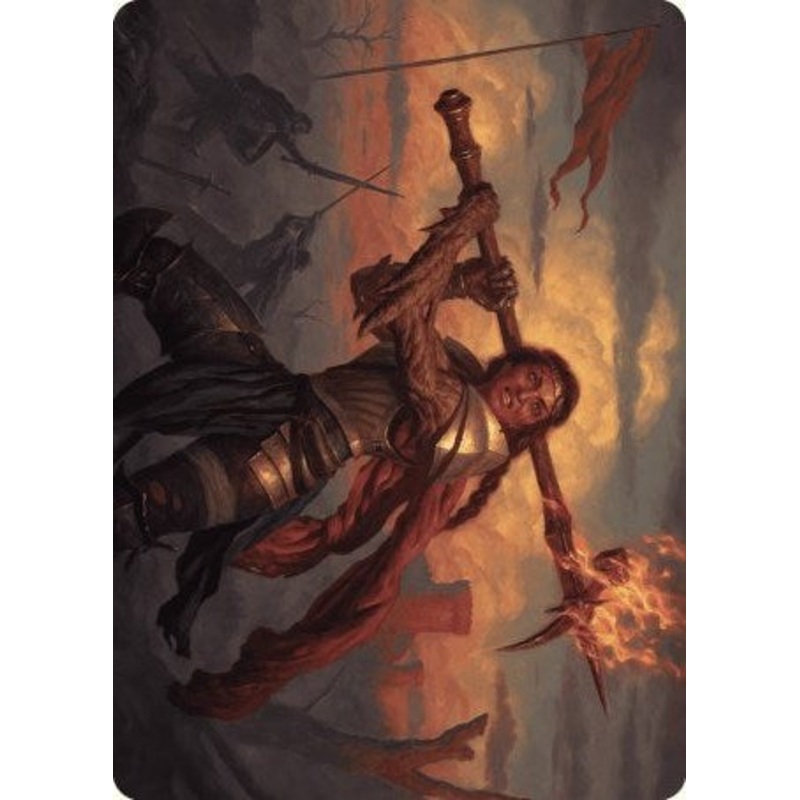 Imodane, the Pyrohammer Art Card [Wilds of Eldraine Art Series]