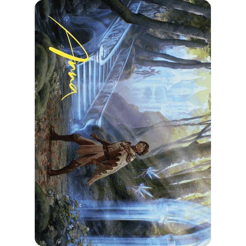 Into the Fae Court Art Card (Gold-Stamped Signature) [Wilds of Eldraine Art Series]