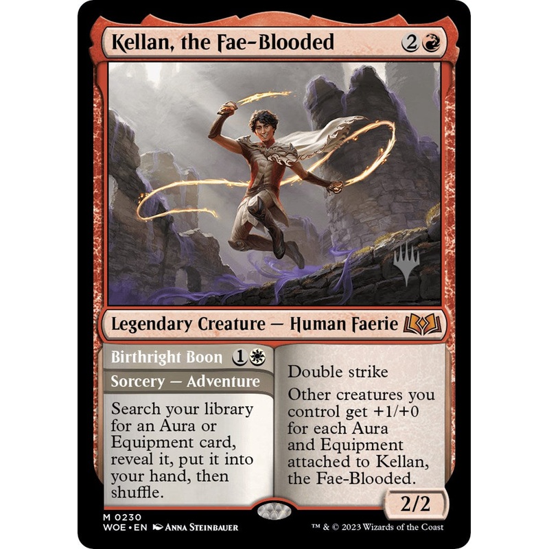 Kellan, the Fae-Blooded (Promo Pack) [Wilds of Eldraine Promos]