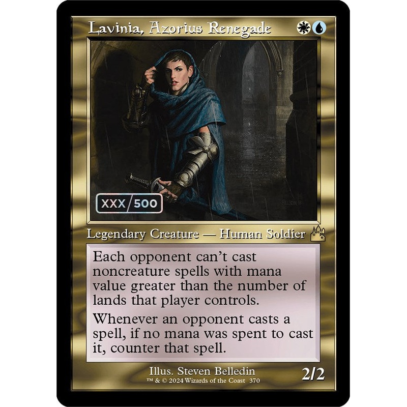 Lavinia, Azorius Renegade (Retro) (Serialized) [Ravnica Remastered]