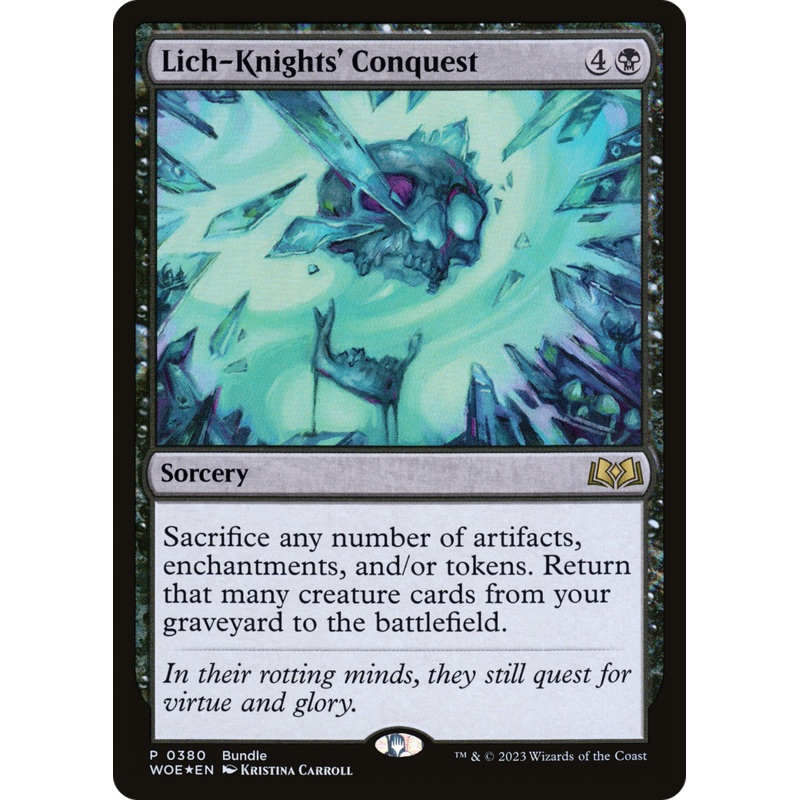 Lich-Knights' Conquest (Bundle) [Wilds of Eldraine Promos]