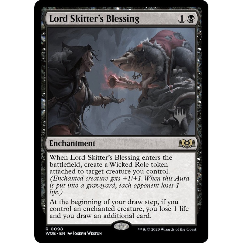 Lord Skitter's Blessing (Promo Pack) [Wilds of Eldraine Promos]