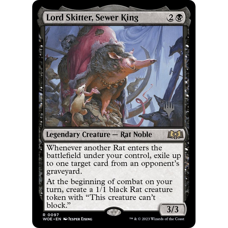 Lord Skitter, Sewer King (Promo Pack) [Wilds of Eldraine Promos]