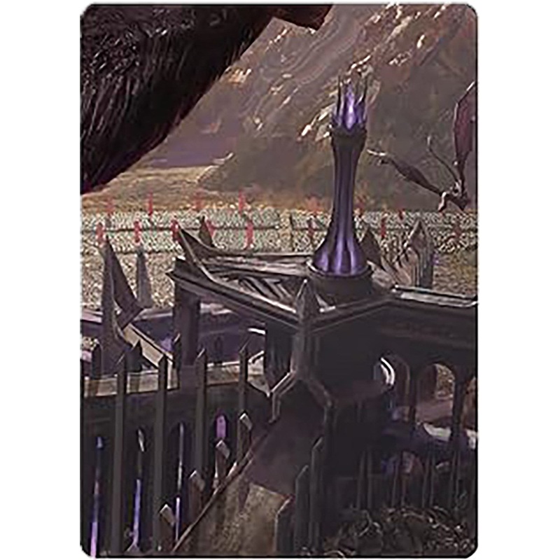 Minas Morgul, Dark Fortress Art Card [The Lord of the Rings: Tales of Middle-earth Art Series]