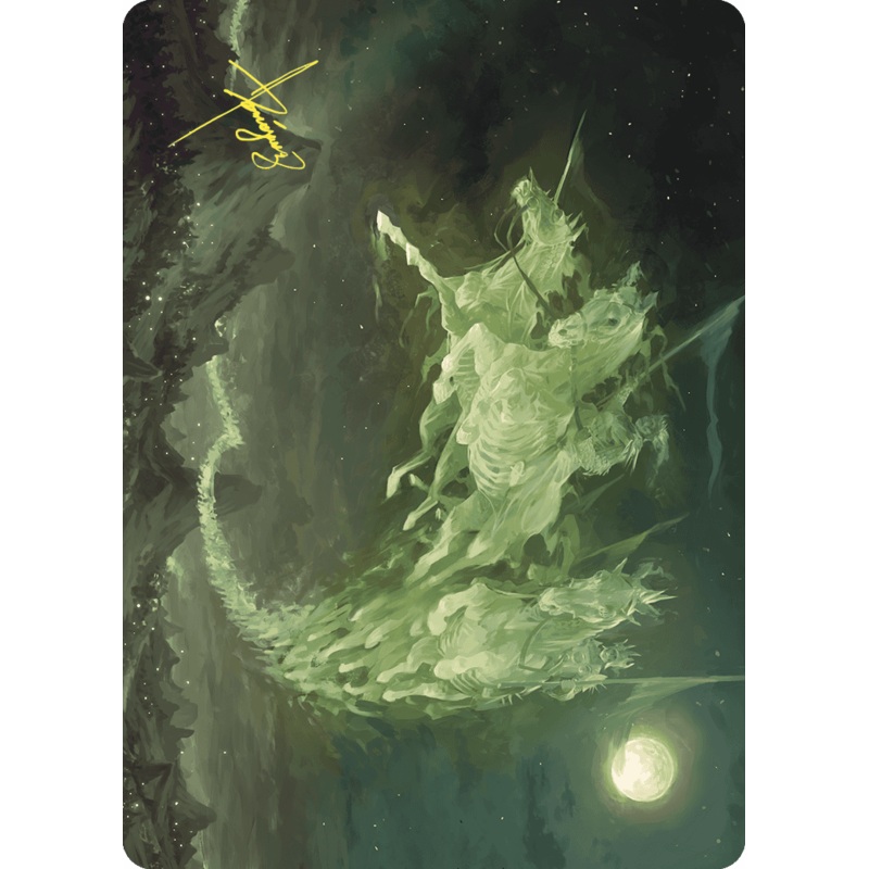Moonshaker Cavalry Art Card (Gold-Stamped Signature) [Wilds of Eldraine Art Series]