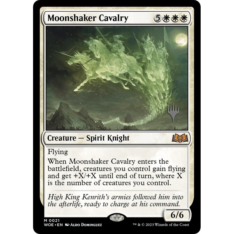 Moonshaker Cavalry (Promo Pack) [Wilds of Eldraine Promos]