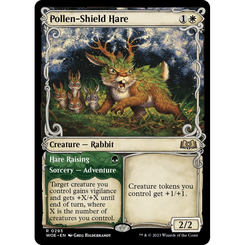 Pollen-Shield Hare // Hare Raising (Promo Pack) [Wilds of Eldraine Promos]