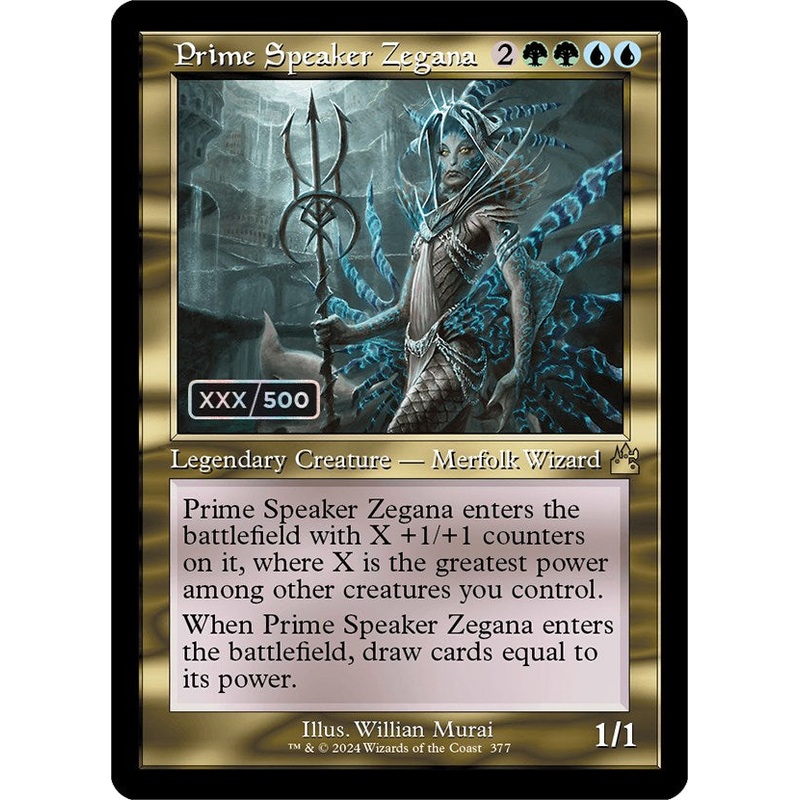Prime Speaker Zegana (Retro) (Serialized) [Ravnica Remastered]