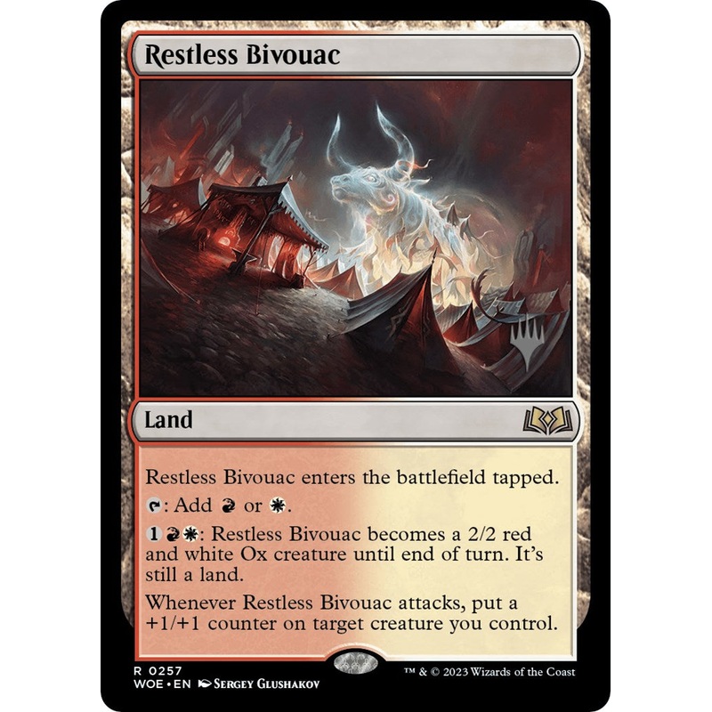 Restless Bivouac (Promo Pack) [Wilds of Eldraine Promos]