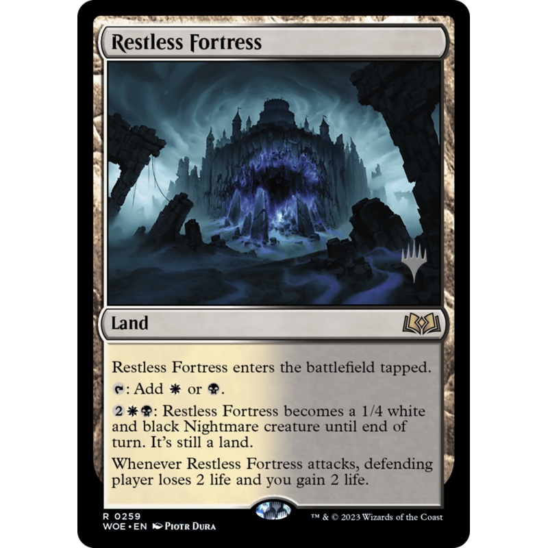 Restless Fortress (Promo Pack) [Wilds of Eldraine Promos]