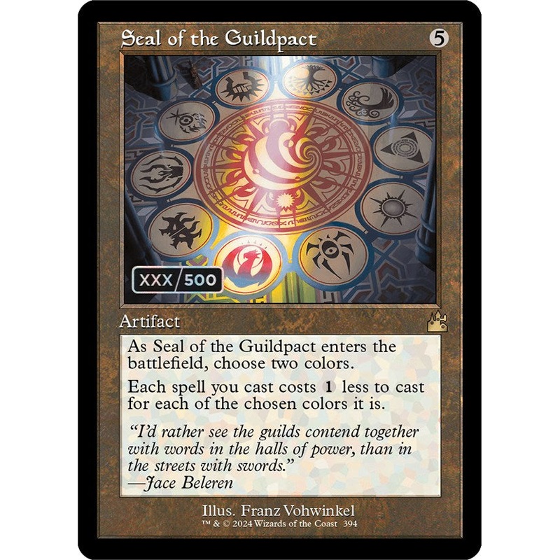 Seal of the Guildpact (Retro) (Serialized) [Ravnica Remastered]