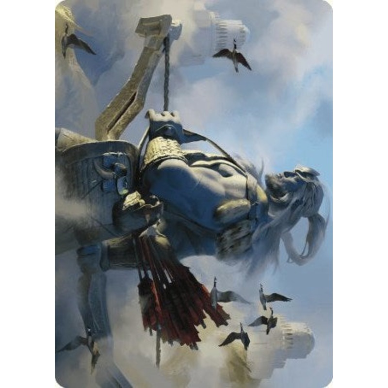 Skybeast Tracker Art Card [Wilds of Eldraine Art Series]
