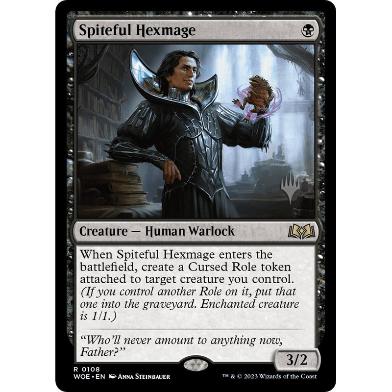 Spiteful Hexmage (Promo Pack) [Wilds of Eldraine Promos]